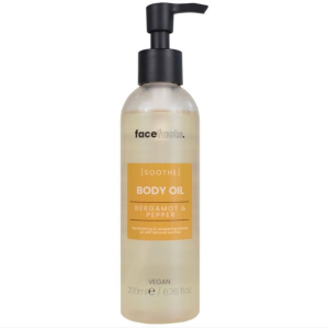 FaceFacts Soothe Bergamot & Pepper Body Oil – 200 ml