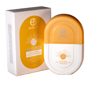 Estelin Sunscreen All in One Multi-Defence Tinted SPF 70 PA+++ - Anti-Spot Formula (50g)