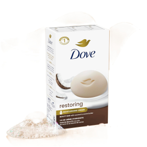 Dove Restoring Beauty Cream Bar – Coconut & Cocoa Butter – 6x106g Bars