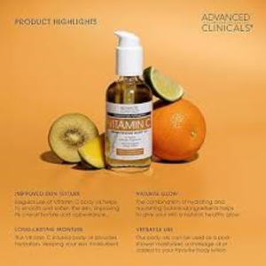 Advanced Clinicals Vitamin C Brightening Body Oil