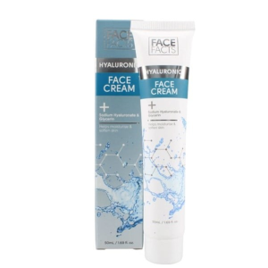 Face Facts Hyaluronic Face Cream - Intense Hydration & Skin Plumping (50ml)