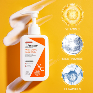 DISAAR Whitening Facial Wash 200 g - Deep Cleansing & Brightening Formula