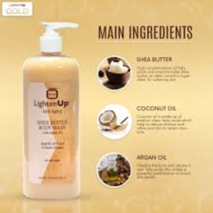 LightenUp Anti-Aging Shea Butter Body Wash