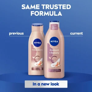Nivea Body Lotion Lait Corps Radiant & Beauty Even Glow 95% Vitamin
