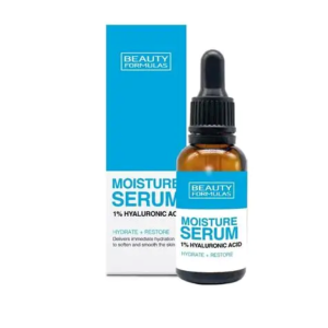 Beauty Formulas Moisture Serum 1% Hyaluronic Acid - Deep Hydration, Plump & Smooth (30ml)