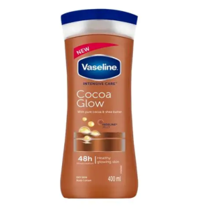 Vaseline Cocoa Glow with Pure Cocoa & Shea Butter Lotion - Deep Nourishment & Radiance 400ml