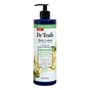 Dr Teal's Body Lotion Moisture + Plus Glow & Hydrate with Ceramides & Avocado Oil 532 ml