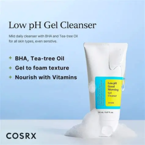 COSRX Low pH Good Morning Gel Cleanser 150 ml - Skin Barrier Balancing & Gentle Purifying