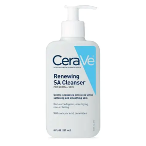 CeraVe Renewing SA Cleanser 237 ml - Salicylic Acid for Rough & Bumpy Skin