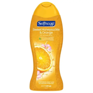 Softsoap Sweet Honeysuckle & Orange Burst – Refreshing, Moisture-Rich Body Wash