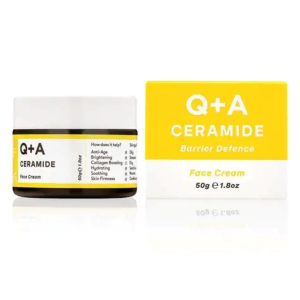 Q+A Ceramide Barrier Defence Face Cream - Squalane & Pine Bark Extract (75ml)
