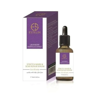 Estelin Lavender Essential Oil Stretch Mark & Scar Repair Serum - Smoothing & Regenerative (30ml)
