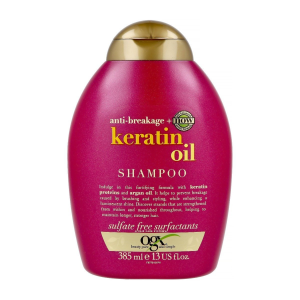 OGX Strength & Length Keratin Oil Shampoo - Anti-Breakage, Fortifying & Sulfate-Free