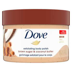 Dove Exfoliating Body Polish Brown Sugar & Coconut Butter – 298 g