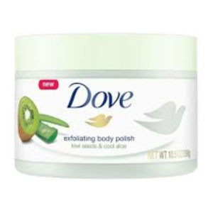 Dove Exfoliating Body Scrub with Kiwi Seeds and Cool Aloe Scent (225ml)
