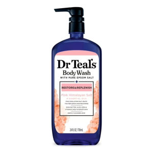 Dr Teal’s Pink Himalayan Salt & Essential Oils with Pure Epsom Salt Body Wash – 710 ml