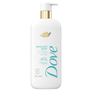 Dove Exfoliate Away 4% Refining Serum with AHA Body Wash – 547 ml