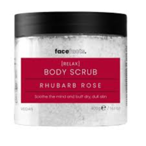 Face Facts Relax Body Scrub Rhubarb & Rose – 400 g
