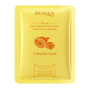 BIOAOUA Anti-oxidation Soothing Inhibition Acne Skin Turmeric Facial Mask