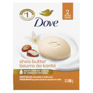 Dove Shea Butter Beauty Cream Bar with Warm Vanilla – 2x106g