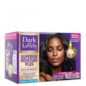 Dark and Lovely Superior Moisture Plus No-Lye Relaxer Kit