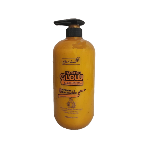 Bio Nature Healthy Glow Ultra Lightening Scrub Shower Cream with Vitamin C & Niacinamide – 1000 ml