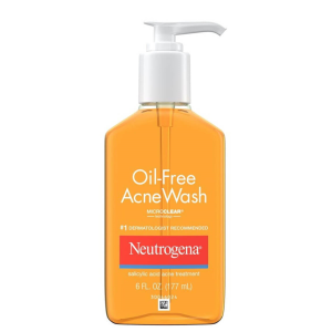 Neutrogena Oil-Free Acne Wash Facial Cleanser with 2% Salicylic Acid