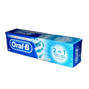 Oral-B 2 in 1 Strong Teeth and Fresh Breath Cooling Mint – 35g