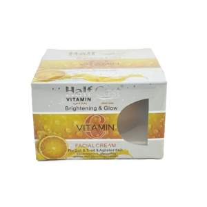 Half Cast Vitamin C Brightening Glow Facial Cream (100g)